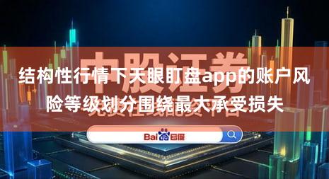 结构性行情下天眼盯盘app的账户风险等级划分围绕最大承受损失