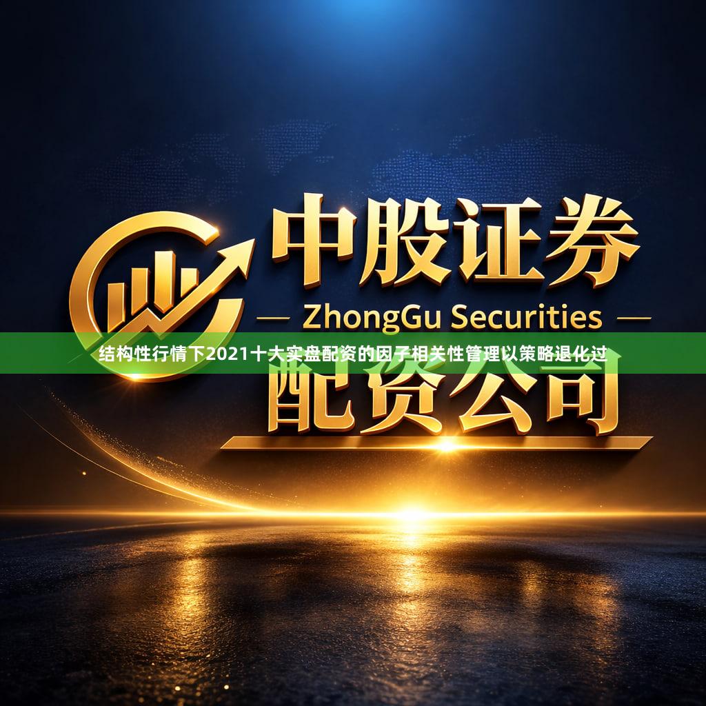 结构性行情下2021十大实盘配资的因子相关性管理以策略退化过